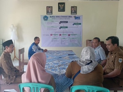 Visitasi BKK SMK La-Tahzan Oleh Disnaker Kabupaten 